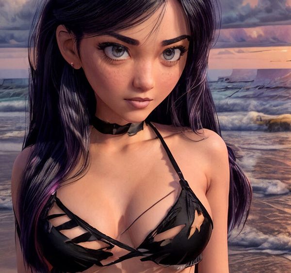 Violet-Parr-The-Incredibles-Stockings-Bikini-PixiBB