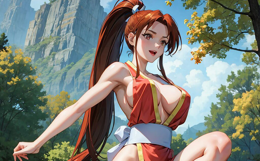 KORATA: Mai Shiranui Milk Cow (The King of Fighters) Sexy Anime Girl