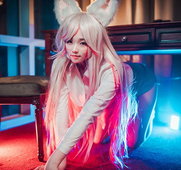 DJAWA-Photo-Bambi-Kumiho-in-the-Office-Destiny-Child-Nine-Tailed-Fox-Tamamo-PixiBB