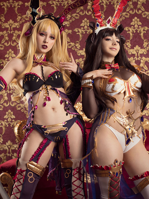 Gumiho-Hannya--Mikomi-Hokina-Ishtar--Ereshkigal-Bunny-Maid-FateGrand-Order-PixiBB